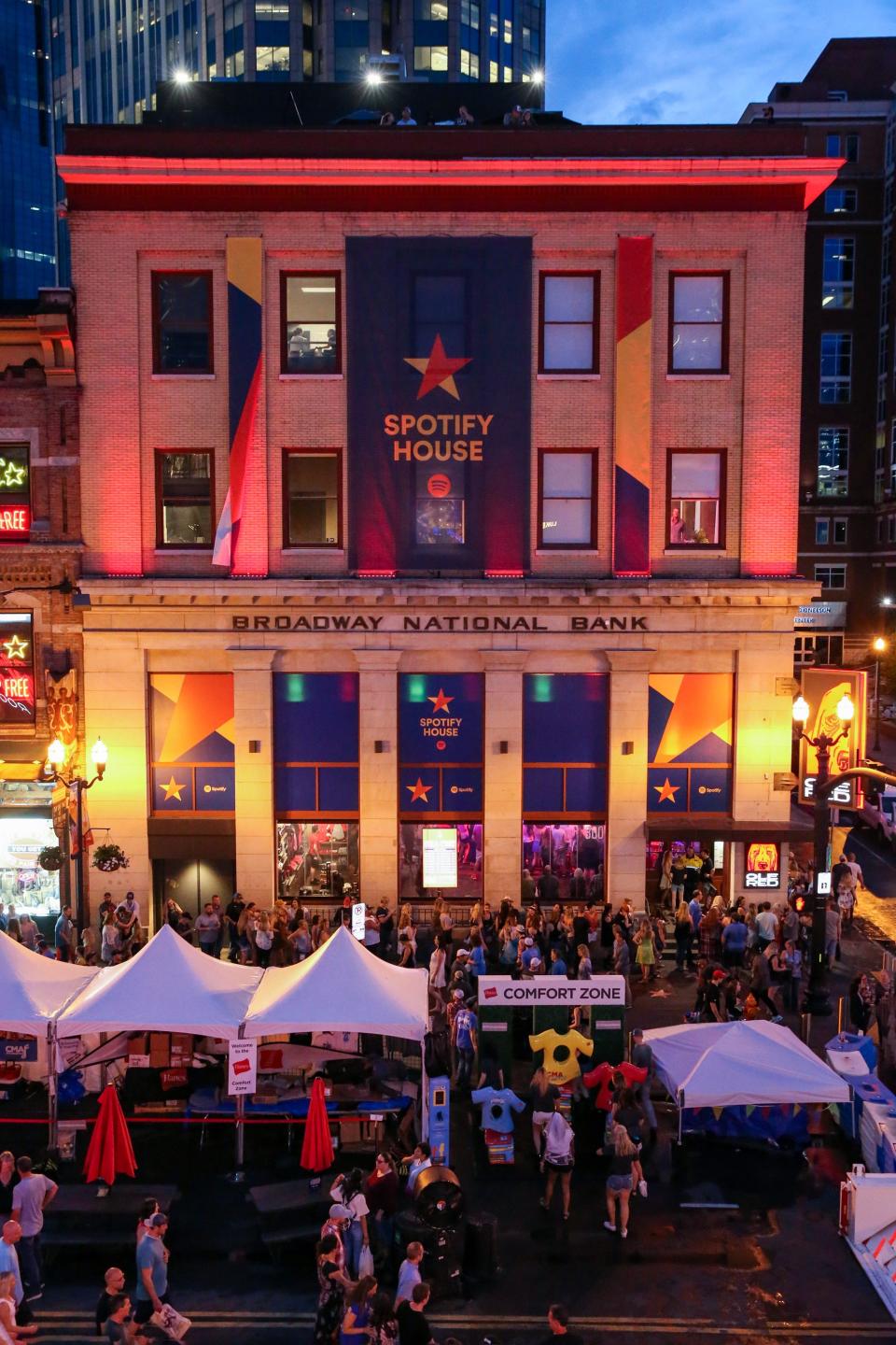 Spotify House during CMA Fest at Ole Red on June 8, 2019, in Nashville.