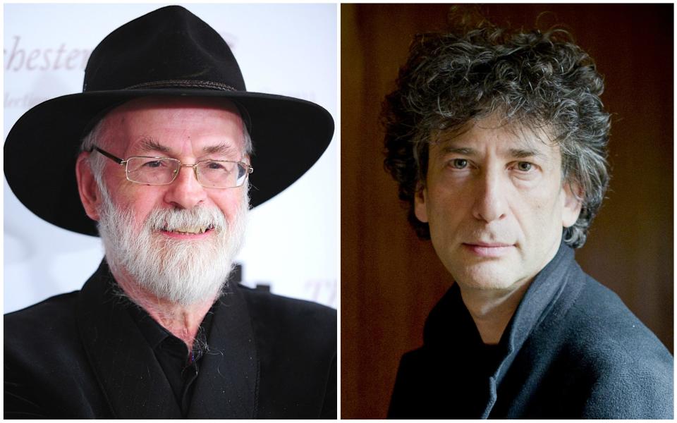 Terry Pratchett and Neil Gaiman