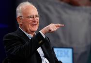 <p>No. 15: University of California, Berkeley<br>Known UHNW alumni: 290<br>Combined wealth: $125 billion<br>Former grad and Intel co-founder Gordon Moore is seen here.<br>(Photo by Justin Sullivan/Getty Images) </p>