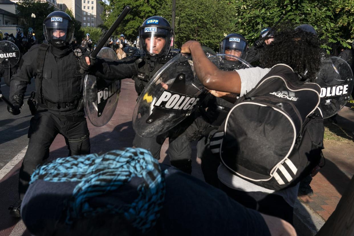 Image: Protesters Demonstrate In D.C. Against Death Of George Floyd By Police Officer In Minneapolis (Joshua Roberts / Getty Images)