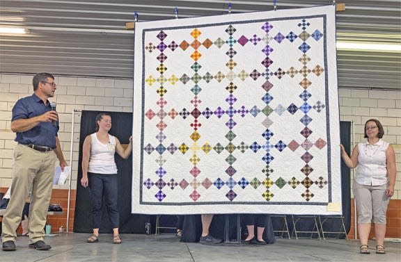 In 2019, 169 small and large quilts were auctioned at the Ohio Mennonite Relief Sale. This year's sale will be held Friday-Saturday, Aug. 5-6, at the Wayne County fairgrounds.