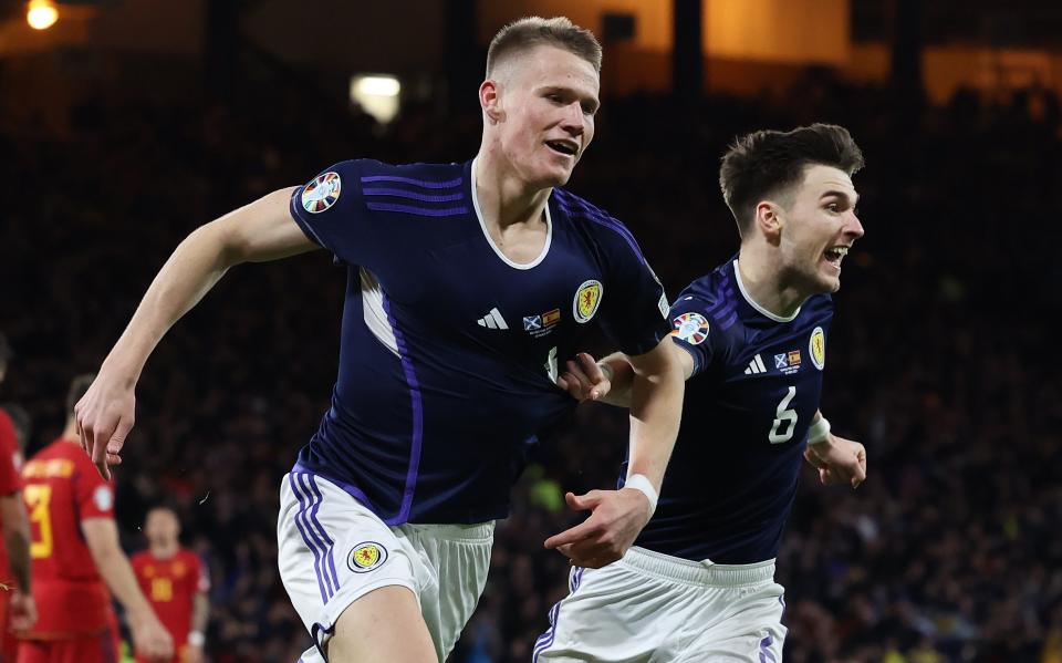 Scott McTominay and Kieran Tierney - Ian MacNicol/Getty Images