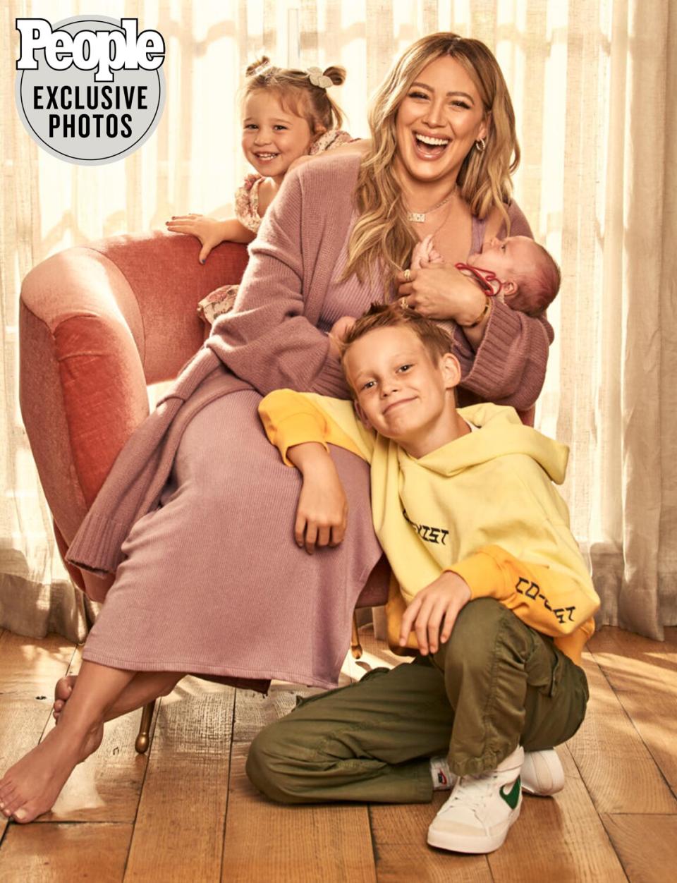 hilary duff with her children