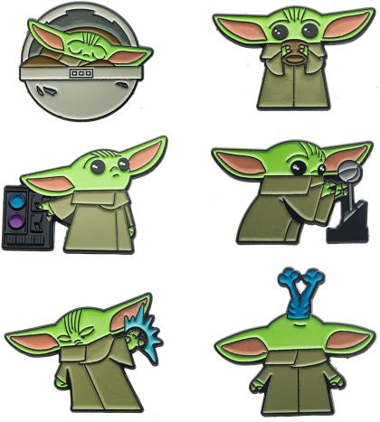 Star Wars Exclusive Enamel Pin Mandalorian The Child Baby Yoda with Soup Bowl