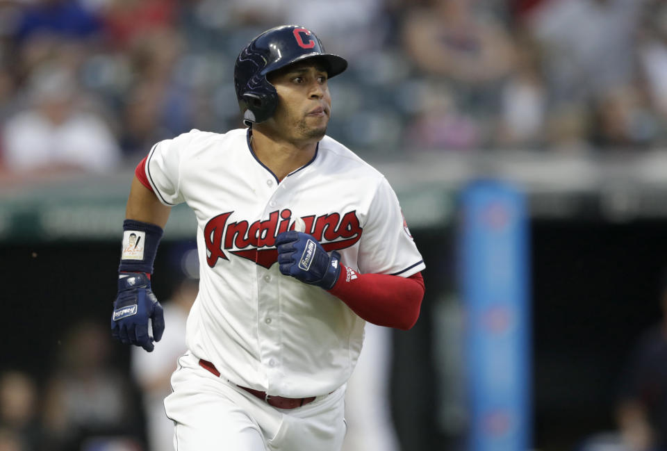 Leonys Martin is recovering after fighting a life-threatening bacteria. (AP Photo/Tony Dejak)