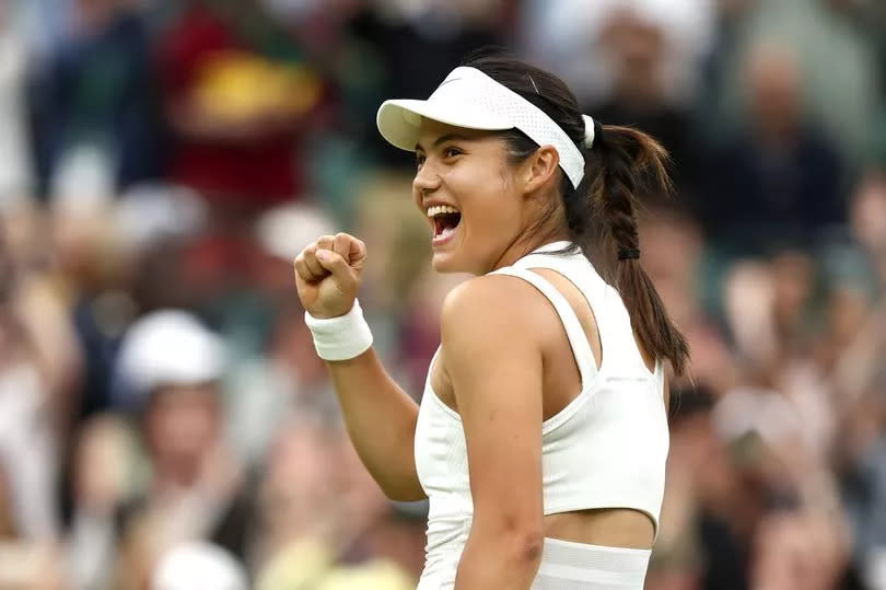 Emma Raducanu at Wimbledon