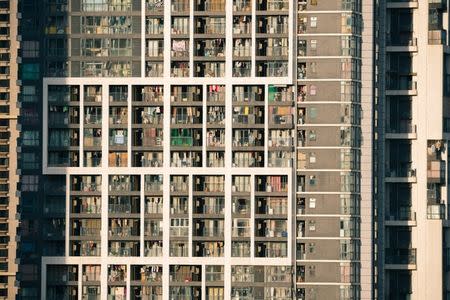 A residential building is pictured in Zhuhai, Guangdong province, China June 26, 2017. Picture taken June 26, 2017. REUTERS/Stringer