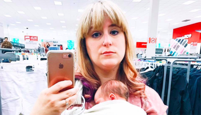 A woman shopping at Target received some unwelcome weight-loss advice