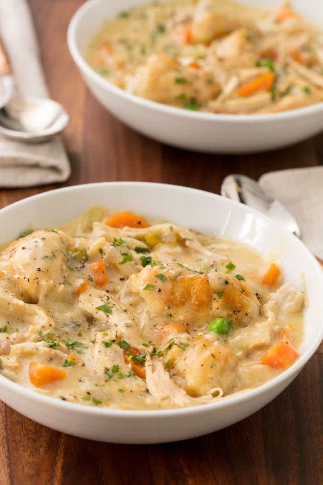 Crockpot Chicken & Dumplings