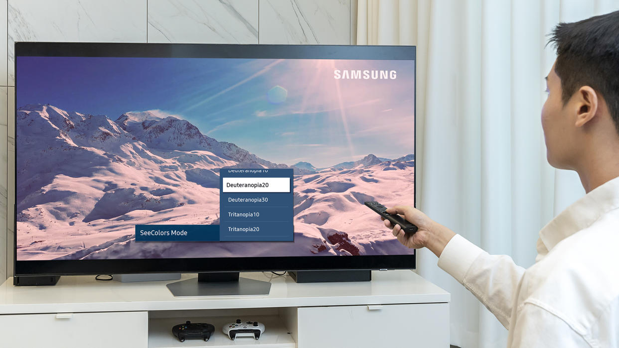  Samsung SeeColors Mode on TV 