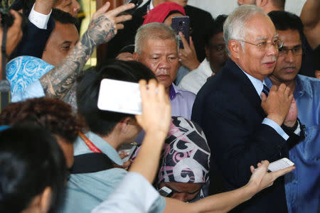 Malaysia's former Prime Minister Najib Razak leaves a court in Kuala Lumpur, Malaysia September 20, 2018. REUTERS/Lai Seng Sin