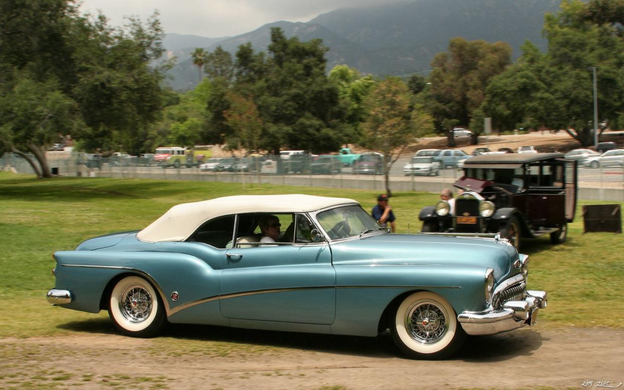 Blue 1953 Buick Skylark