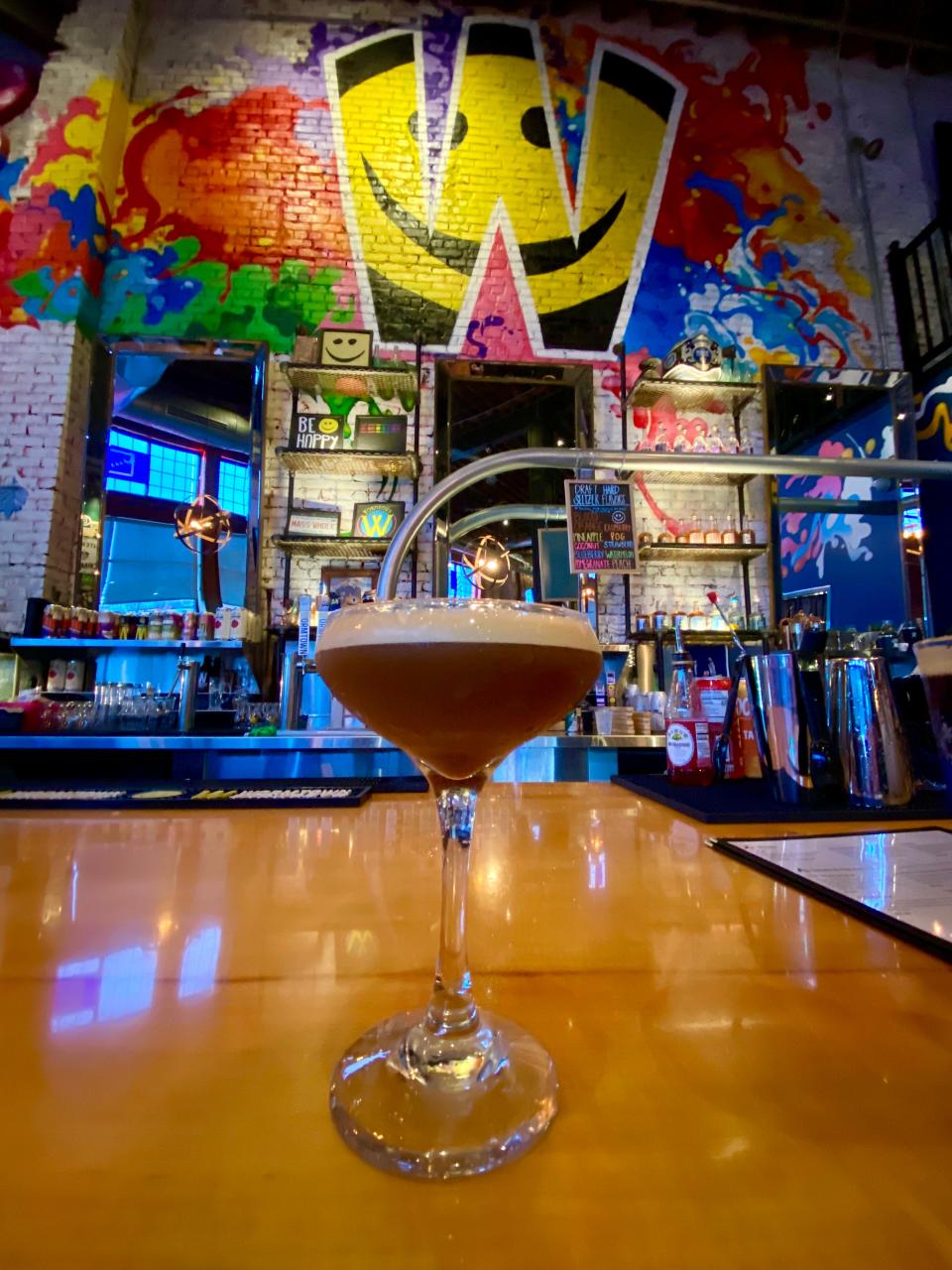 Go to Wormtown Brewery not just for the brews, but for the espresso martinis, too.