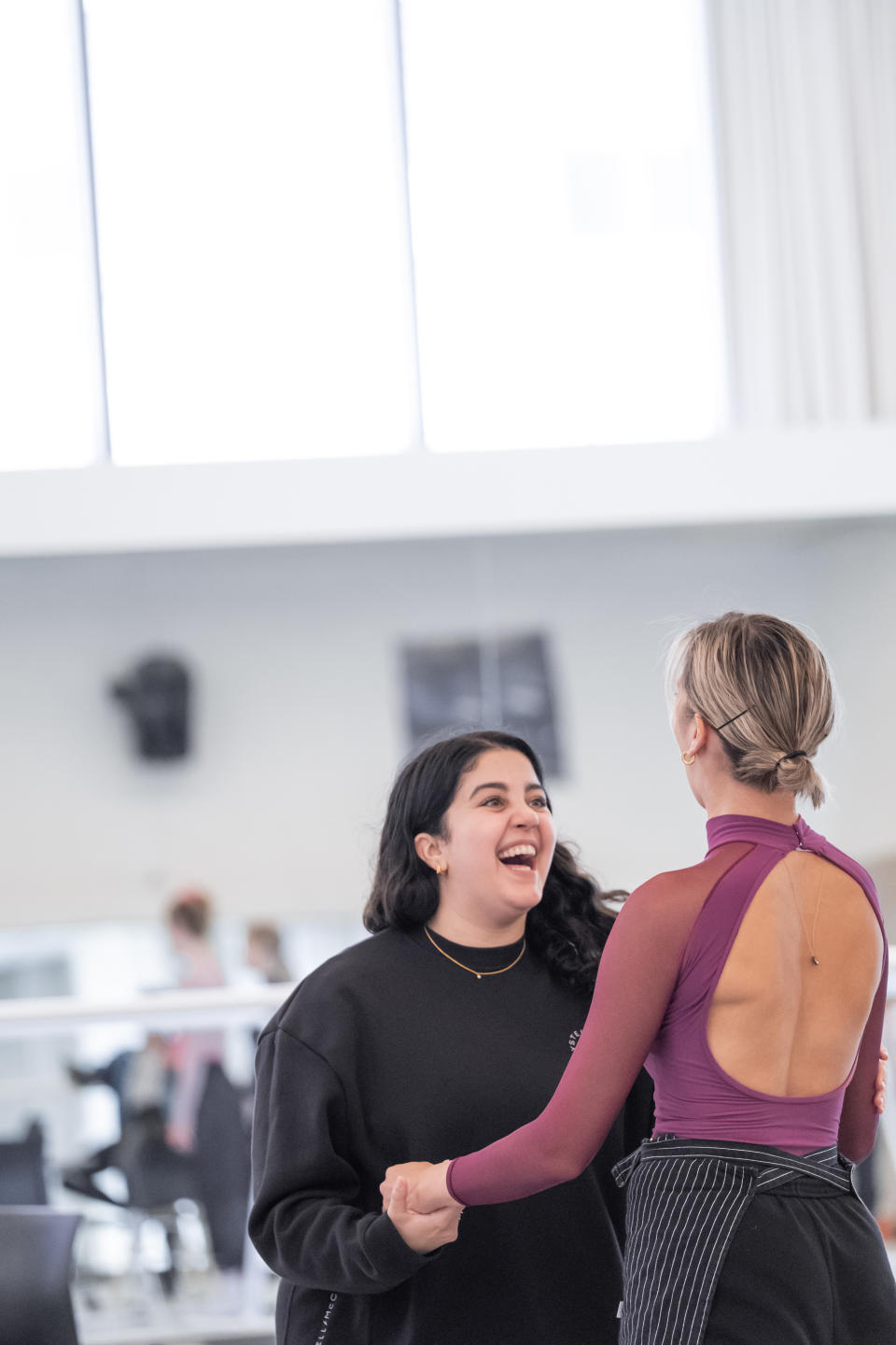 Arielle Smith and Sasha Mukhamedov rehearsing Smith's Carmen // © San Francisco Ballet, photo by Lindsey Rallo