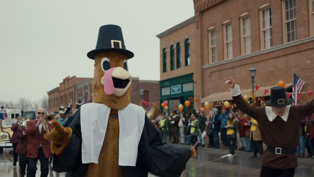 <p>Courtesy of Tristar Pictures</p> A Thanksgiving parade in the new movie 'Thanksgiving'