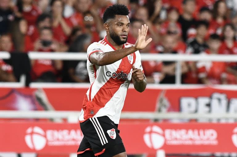 Miguel Borja sueña con prolongar su racha goleadora para conducir a River en las sucesivas instancias de la Copa Libertadores