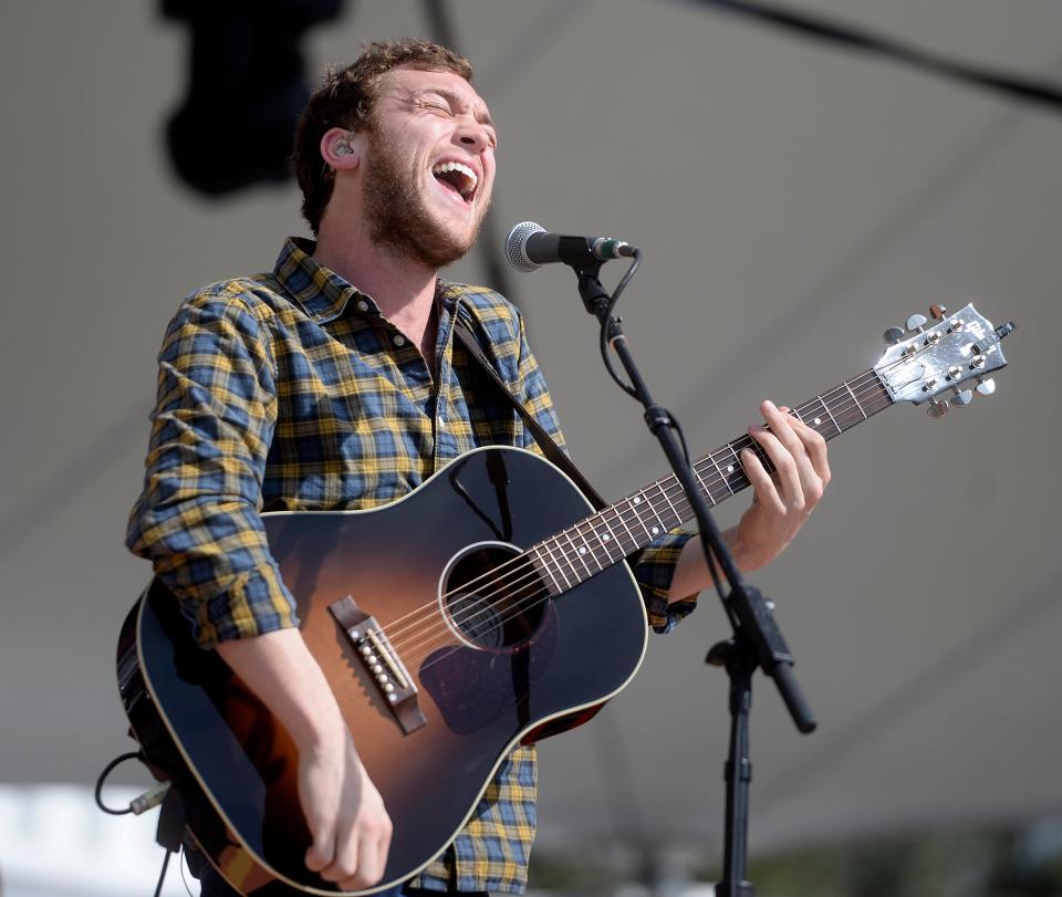 Phillip Phillips heads to the East Village for a show.