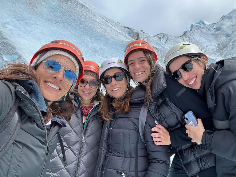 Gabriela Sabatini hizo el viaje al Sur junto a un grupo de amigas (Foto: Instagram/@gabysabatini)