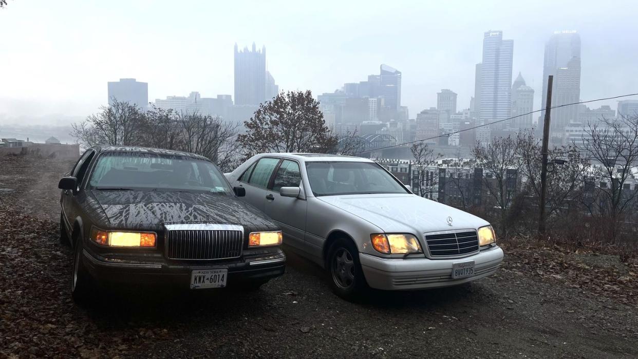 mercedes benz s class and lincoln continental