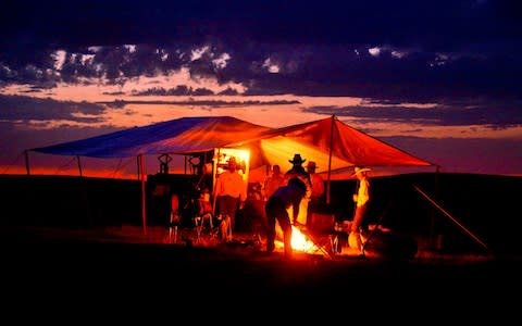 The ranchers say a community spirit defines their way of life - Credit: Jackie Jensen for the Telegraph