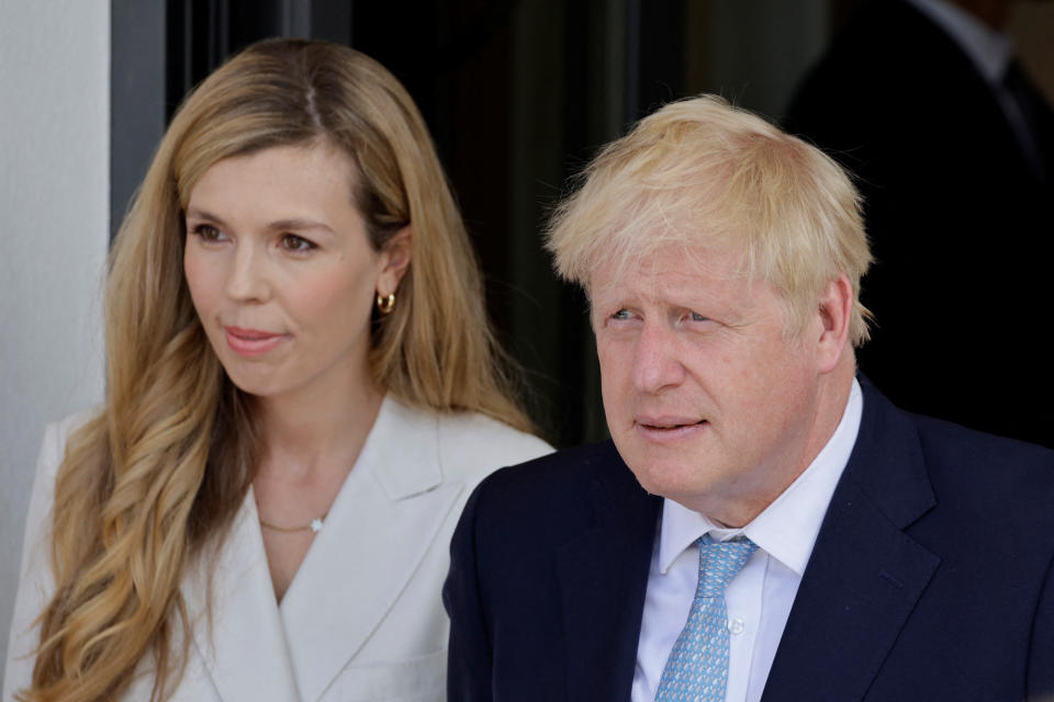 Carrie Johnson und Boris Johnson