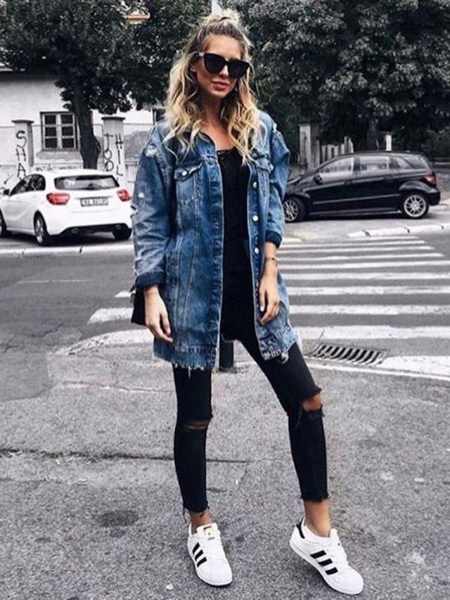 There Is Endless Street Style Inspiration for How to Make Ripped Jeans Look  Chic AF - Yahoo Sports
