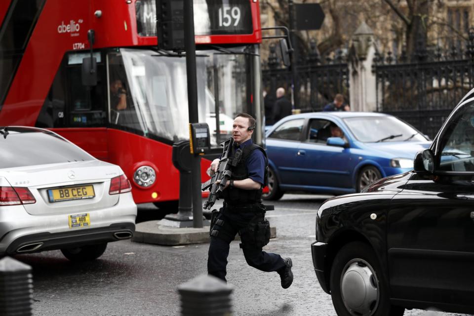 Attack outside the Houses of Parliament in the UK