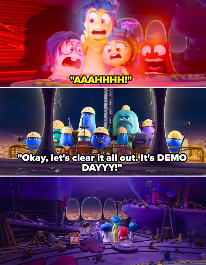 Screenshots from "Inside Out 2"