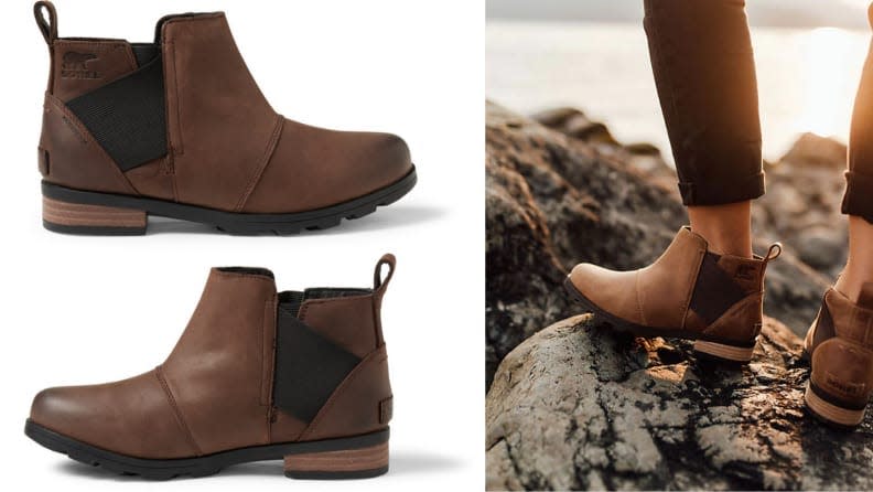 These gorgeous waterproof boots are great for hikers.