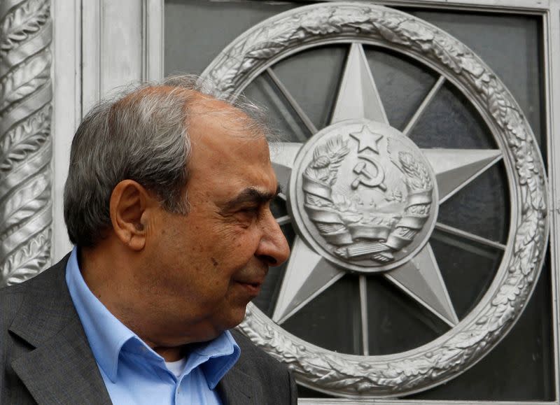 FILE PHOTO: Prominent Syrian opposition activist Kilo walks out of the Foreign Ministry headquarters after a meeting with Russia's Foreign Minister Lavrov in Moscow