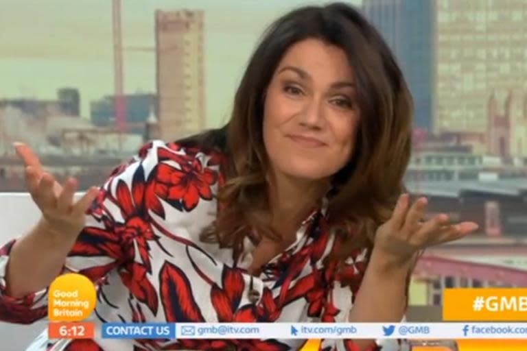 Piers Morgan grills Susanna Reid on her love life: 'Have you had liaisons with tattooed ex-military men?'