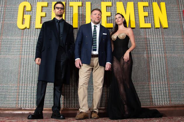 The Gentlemen stars Theo James and Kaya Scodelario with director Guy Ritchie