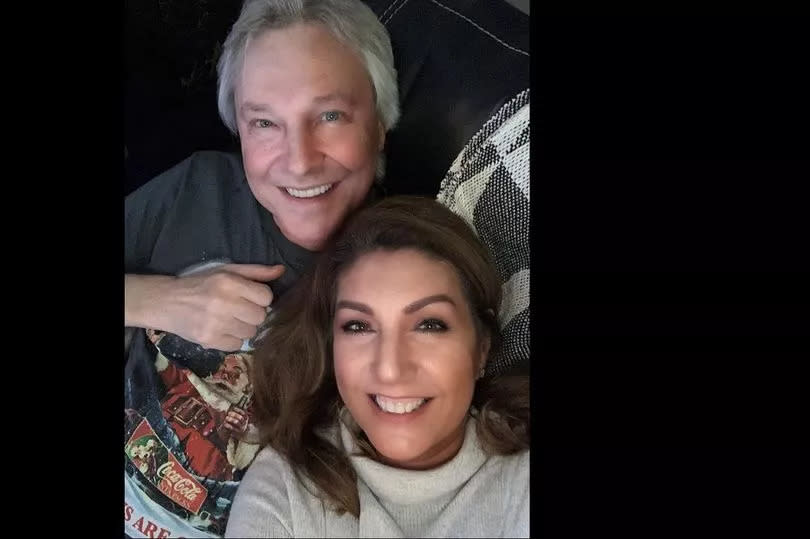 Jane and late fiance Eddie -Credit:Jane McDonald/Twitter