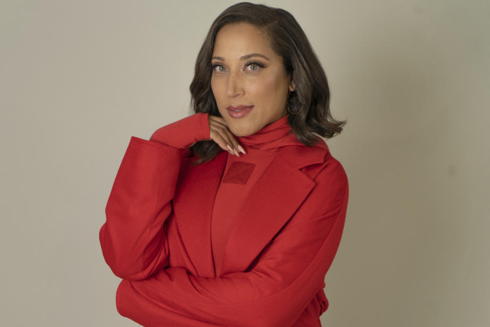 Robin Thede poses for a portrait to promote her HBO series, “A Black Lady Sketch Show,” on Wednesday, April 5, 2023, in New York. (AP Photo/Gary Gerard Hamilton)