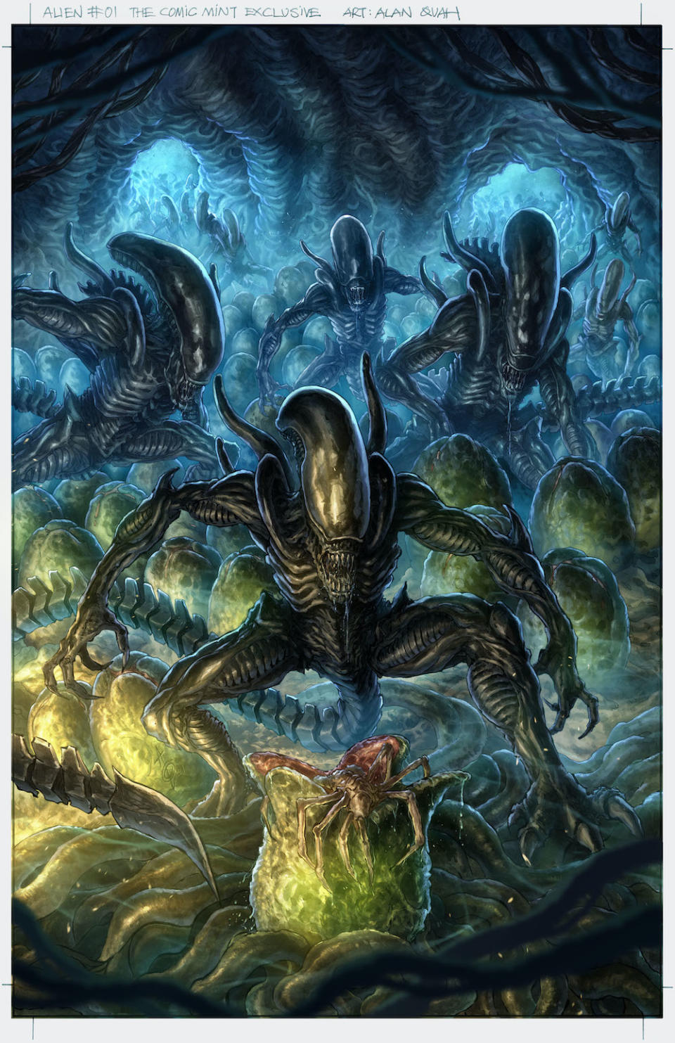 Alien #1, The Comic Mint Exclusive Cover. (Alan Quah & Marvel Comics)