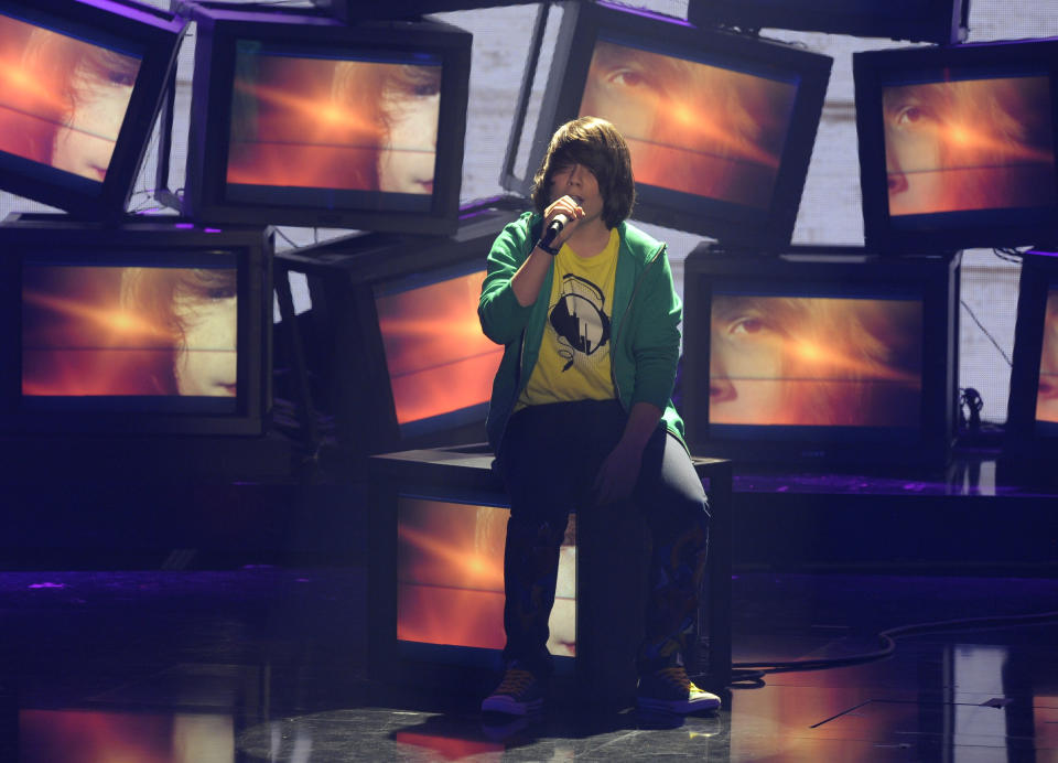 2011 trat Lukas Mattioli erstmals in der Castingshow “Das Supertalent” auf. (Bild: Peter Wafzig/Getty Images)