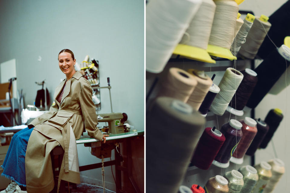 jane wade behind the atelier fashion brand emerging designer interview office wear workwear