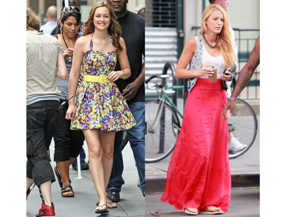 Leighton Meester及Blake Lively日常都是Havaianas粉絲～