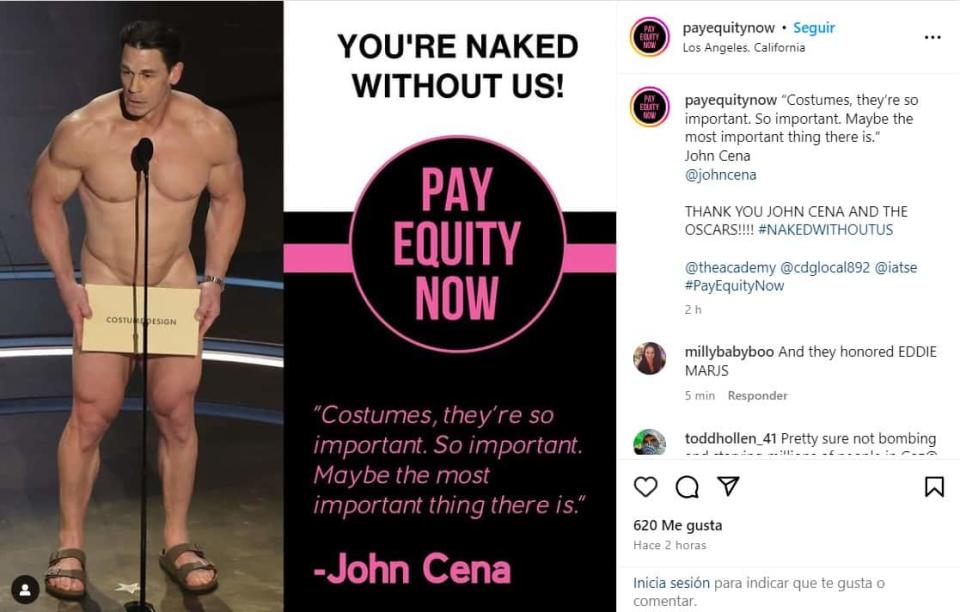 john cena oscar 2024 desnudo