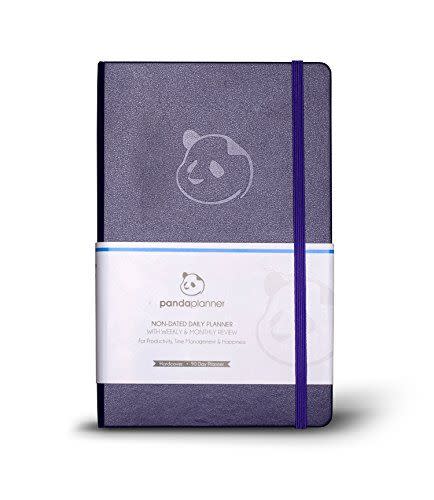 <p><strong>PANDA PLANNER</strong></p><p>amazon.com</p><p><strong>$16.77</strong></p><p><a href="https://www.amazon.com/dp/B075B295PS?tag=syn-yahoo-20&ascsubtag=%5Bartid%7C10055.g.25918451%5Bsrc%7Cyahoo-us" rel="nofollow noopener" target="_blank" data-ylk="slk:Shop Now;elm:context_link;itc:0;sec:content-canvas" class="link ">Shop Now</a></p><p><strong>Infuse science into your day-to-day life with this planner and gratitude journal</strong> that focuses on creating habits, not just to-do lists. Start and end each day, week, and month by checking in on your priorities, goals, and end-of-day wins. </p>