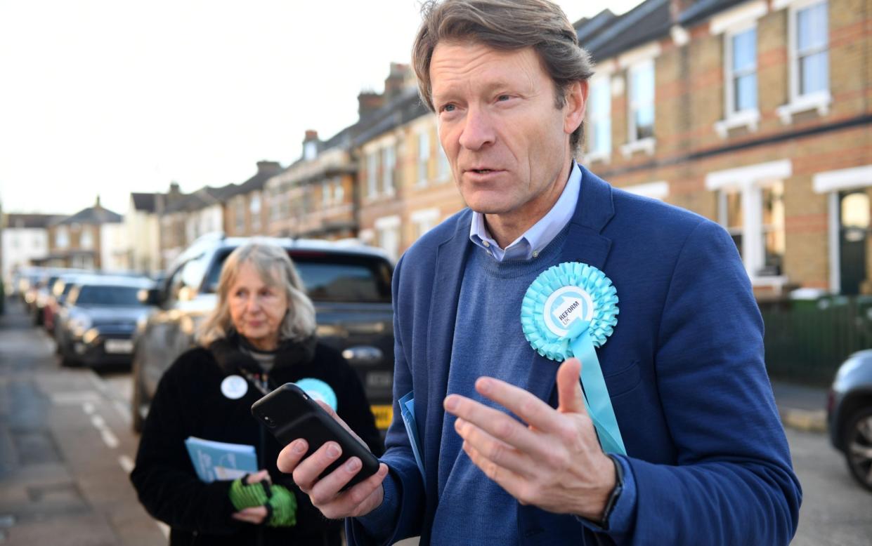 Richard Tice out campaigning - Russell Sach