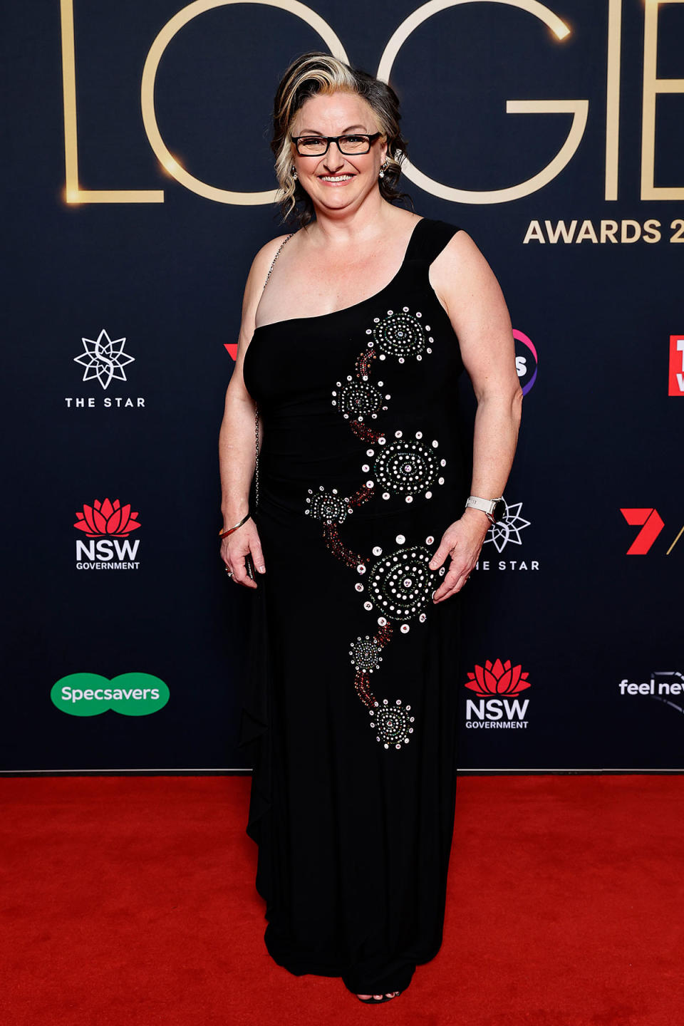 Julia Goodwin at the 2023 Logies