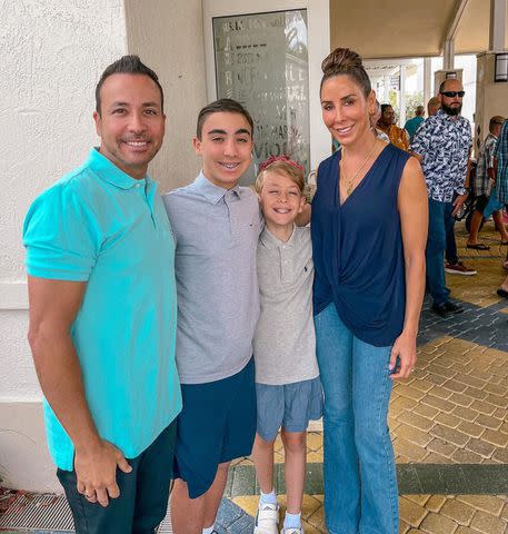 <p>Howie Dorough/Instagram</p> Howie Dorough of Backstreet Boys and his family