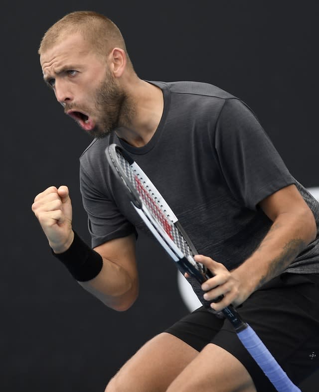 Dan Evans takes on Yoshihito Nishioka in round two