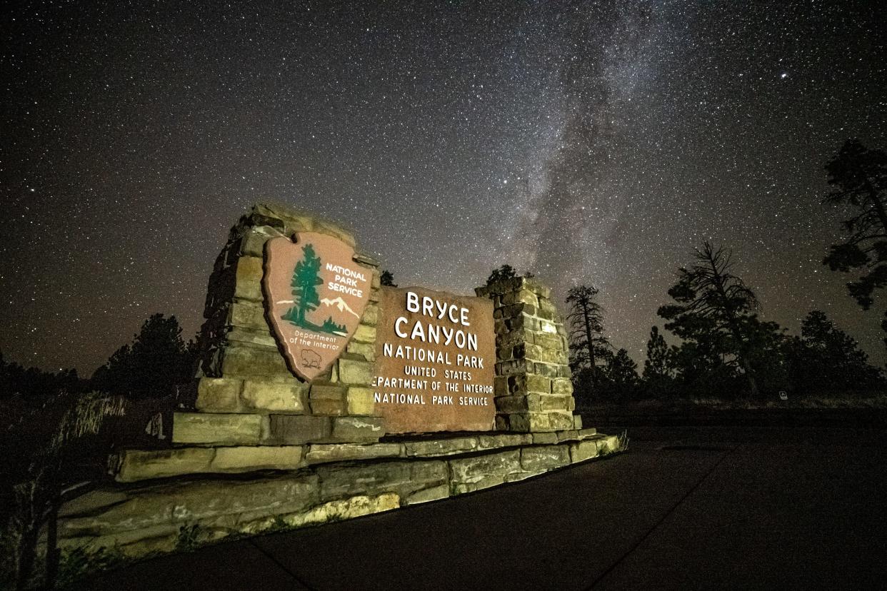 Bryce Canyon has some of the darkest skies in America accessible by paved road.