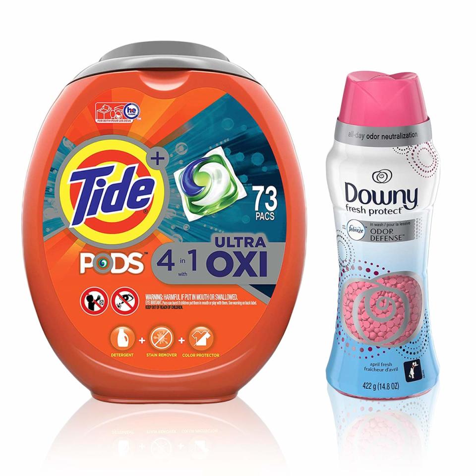 Tide Pods Ultra Oxi Liquid Laundry Detergent Pacs (Photo: Amazon)