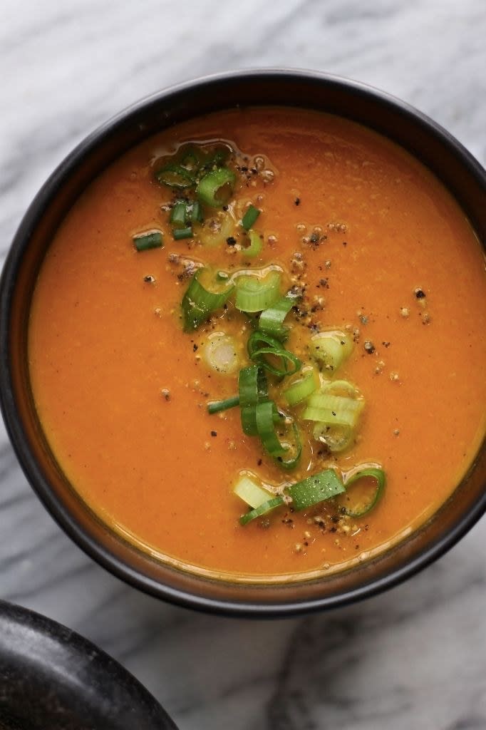 Moroccan Carrot Summer Soup