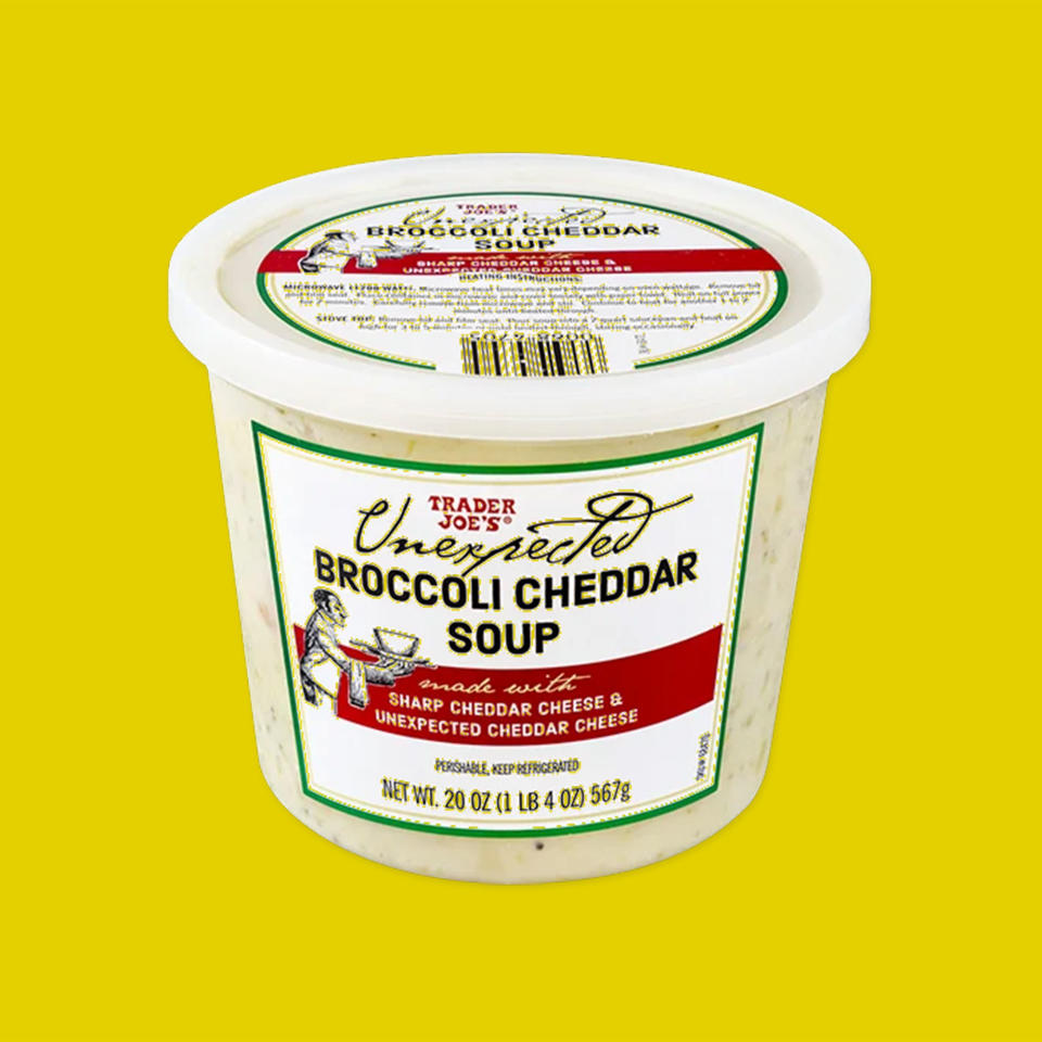 Trader Joe's Unexpected Broccoli Cheddar Soup (Courtesy Trader Joe's)