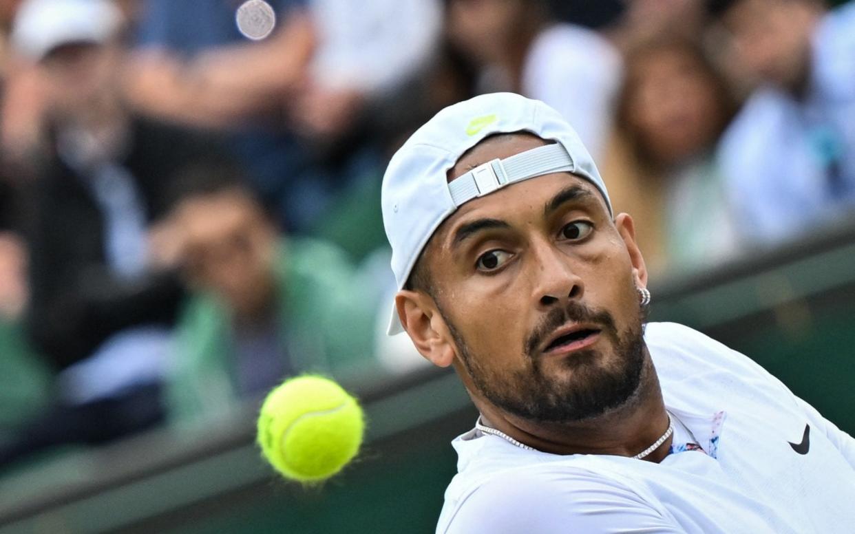 nick kyrgios vs filip krajinovic live wimbledon 2022 latest updates - AFP