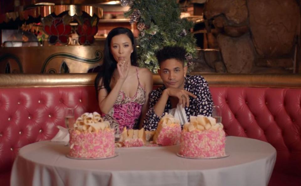 Bryce Vine (right) in his